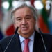 FILE PHOTO: Secretary-General of the United Nations Antonio Guterres addresses the media in Brussels, Belgium June 24, 2021. John Thys/Pool via REUTERS/File Photo
