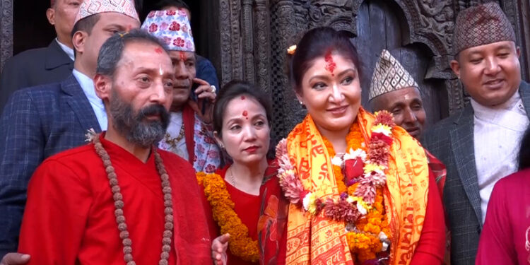 पूर्वयुवराज्ञी शाहद्वारा बंगलामुखीको दर्शनः धार्मिक तथा सांस्कृतिक पर्यटन प्रवर्द्धनको विश्वास
