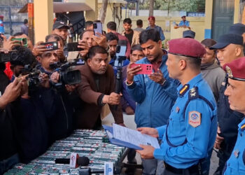 ७६ हजार १७० पिस ट्रामाडोल लागुऔषधसहित वीरगञ्जबाट ४ जना पक्राउ