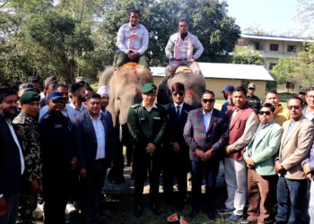 रूद्रकली र खगेन्द्रप्रसादलाई सौराहाबाट विदाई