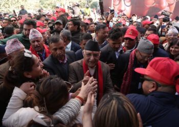 एमाले अध्यक्षमा केपी शर्मा ओली तेस्रो पटक निर्वाचित