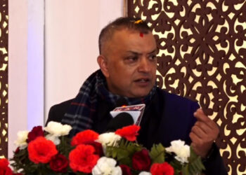 १५ औं महाधिवेशनमा सभापतिमा प्रतिष्पर्धा गर्ने गगन थापाको घोषणा