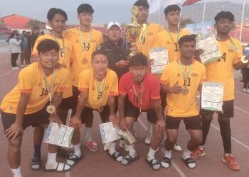 राष्ट्रपति रनिङ शिल्डमा भलिबल छात्र तर्फ पोखरा युनाइटेड एकेडेमी प्रथम
