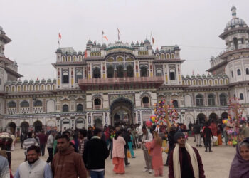 अंग्रेजी नयाँ वर्षमा जनकपुरधाममा बढे पर्यटक