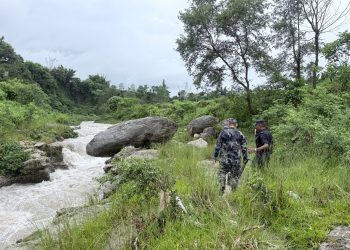 कास्कीमा वर्षाजन्य विपद् बढ्दो, दुई बालक खोलाले बगाएर बेपत्ता