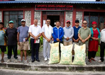 पोखरा रङ्गशालाको वृक्षारोपण अभियानलाई सहयोगः हाम्रो इको नेक्स्ट टेक्नोलोजीद्वारा ४ सय केजी अर्गानिक मल हस्तान्तरण