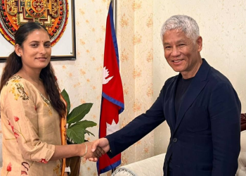 भोटेकोशी बाढीपीडित बालबालिकालाई शेष घले दम्पतीद्वारा ५७ करोडभन्दा बढी सहयोग