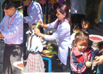 पोखराको सबलाइम माविमा शुभकामना आदानप्रदान
