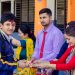 पोखराको वेष्ट प्वाइन्ट चिल्ड्रेन एकेडेमीमा शुभकामना आदानप्रदान